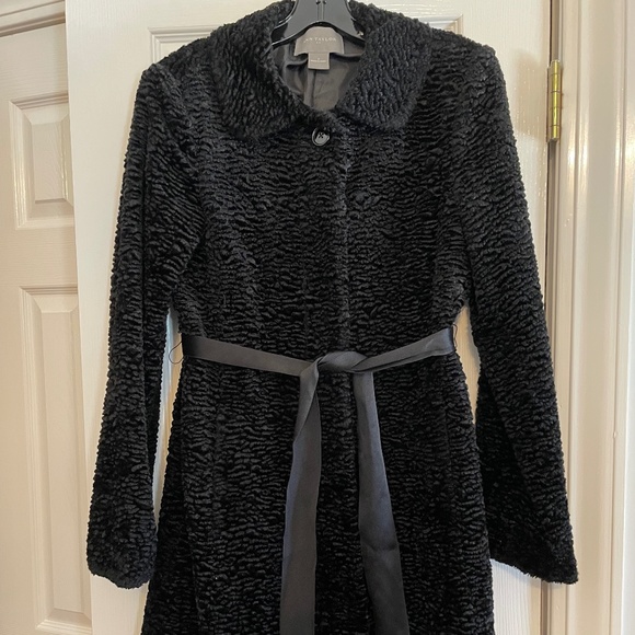 Ann Taylor black boucle coat - Picture 1 of 6